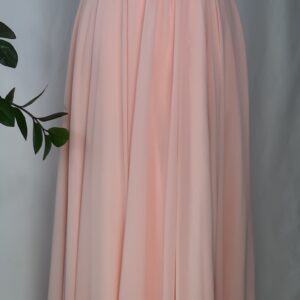 Sukienka Ella długa brzoskwiniowa