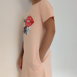 Tunika w koloże morelowym