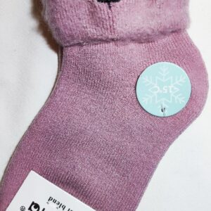 Skarpety ciepłe z wełny - Różowe