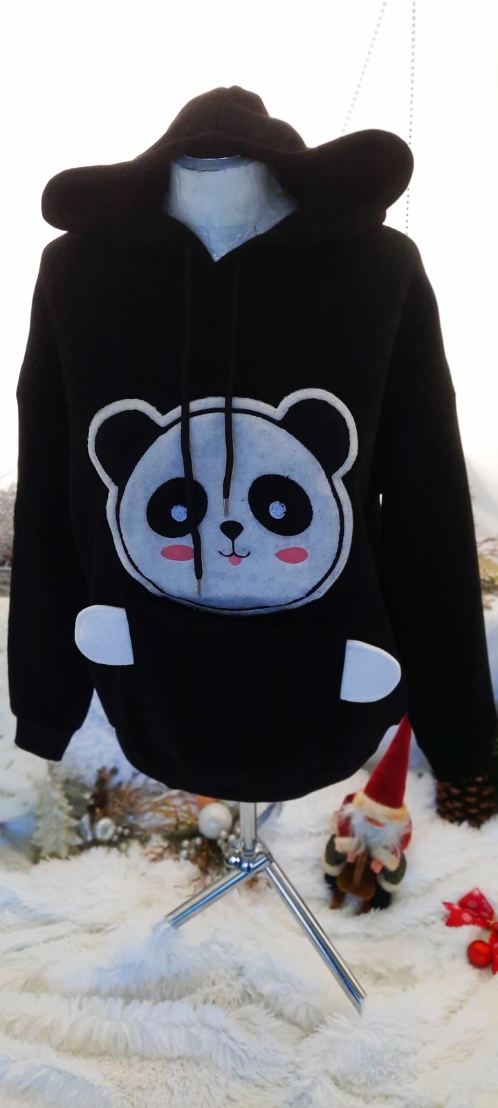 Bluza "Panda" - Czarna