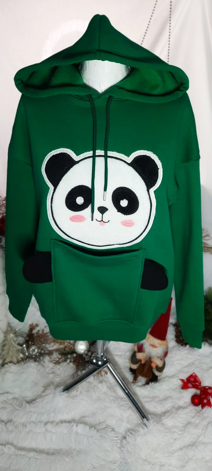 Bluza "Panda" - Zielona